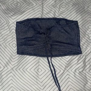 Seamless Sparkle Crop Tube Top